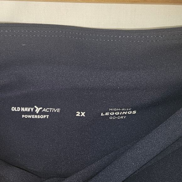 Old navy Women's High-Waisted PowerSoft Full-Length Leggings size 2X - Picture 7 of 9